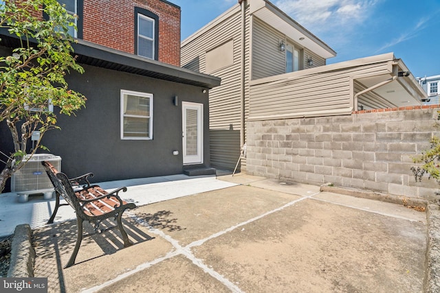 view of patio / terrace with cooling unit