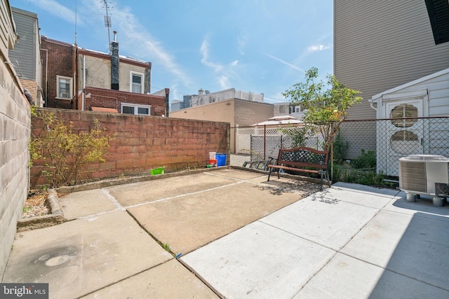 view of patio / terrace featuring cooling unit