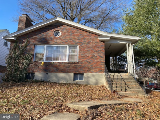 view of home's exterior