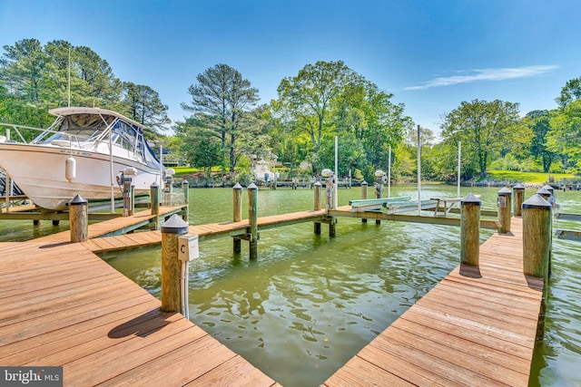 216 Pelagic Ln, Solomons, MD 20688 - dock area with view of scattered trees and a water view