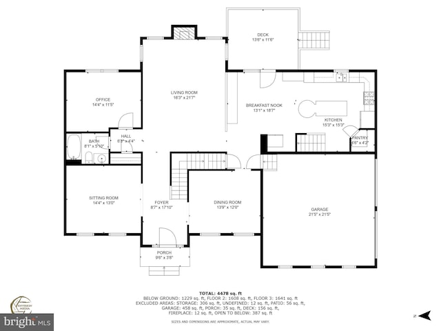 216 Pelagic Ln, Solomons, MD 20688 - floor plan / room layout