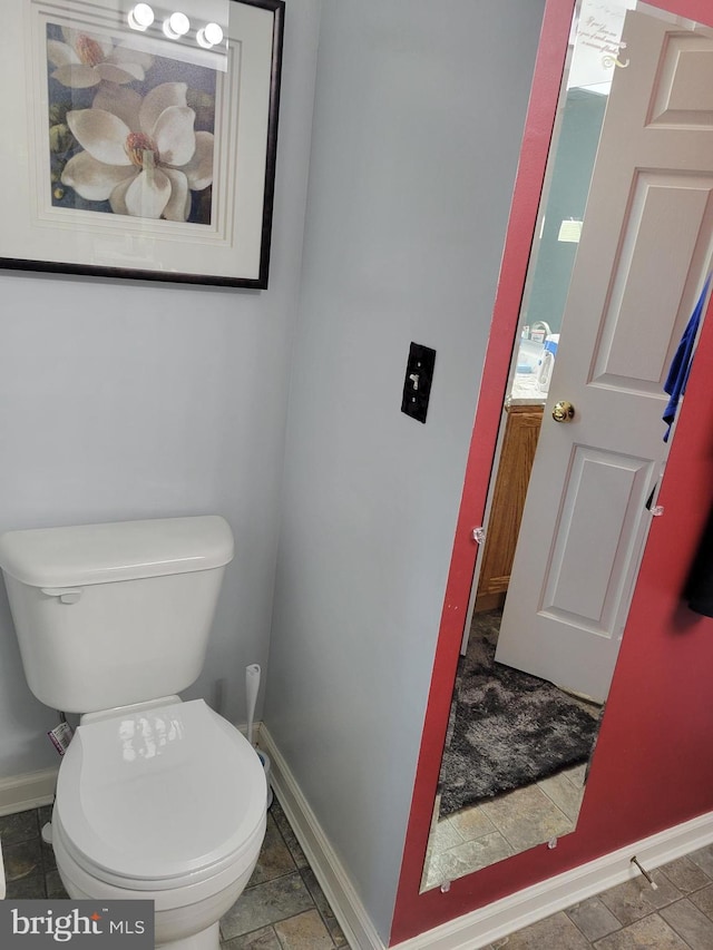 bathroom with toilet