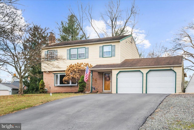 front facade featuring a garage