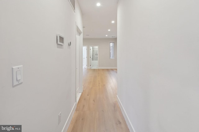 1610 Germantown Ave Unit C, Philadelphia, PA 19122 - hall featuring light wood-style flooring and recessed lighting