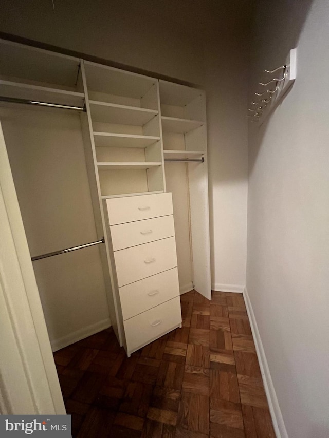 view of closet