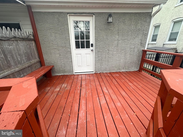 view of deck