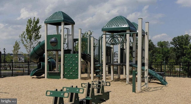 view of play area