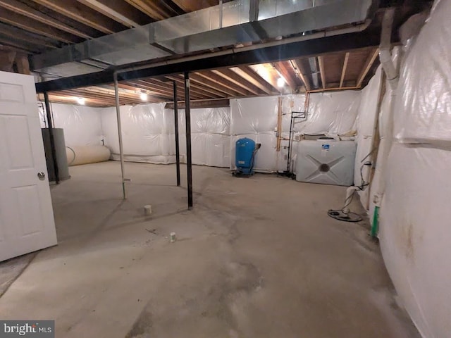 view of basement