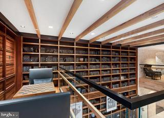 70 N N St SE Unit N505, Washington, DC 20003 - wine area with beamed ceiling