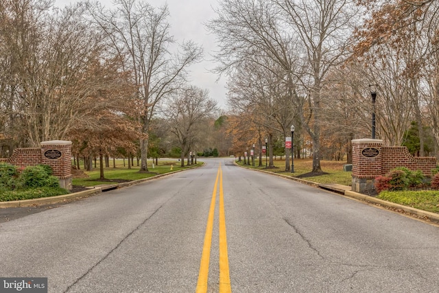 view of road