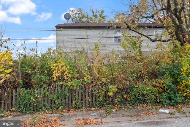 view of property exterior