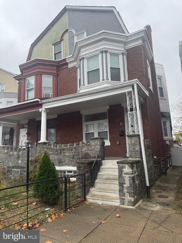 view of front of home with a porch