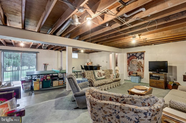 view of living room