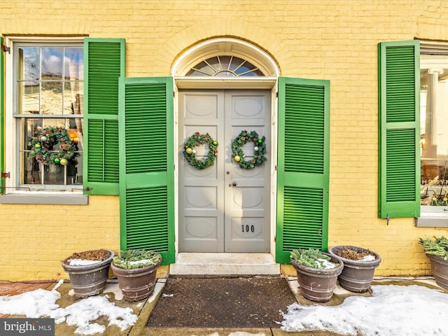 view of entrance to property