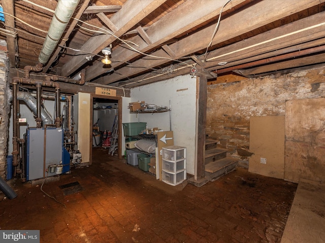 view of basement