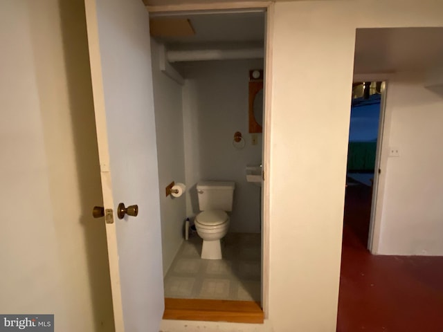 bathroom with toilet