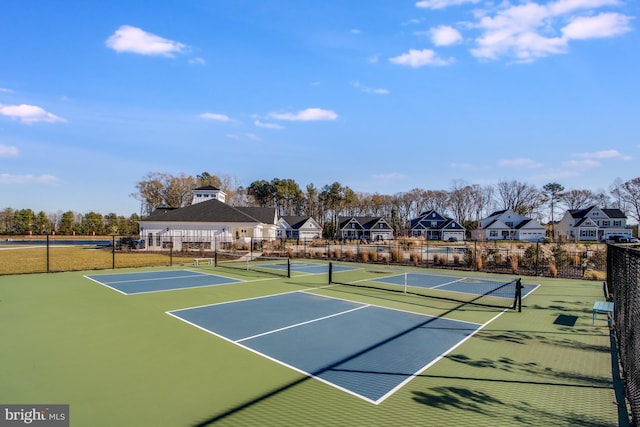 view of sport court featuring basketball court