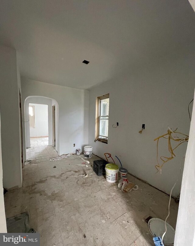 5716 Commerce St, Philadelphia, PA 19139 - empty room with arched walkways