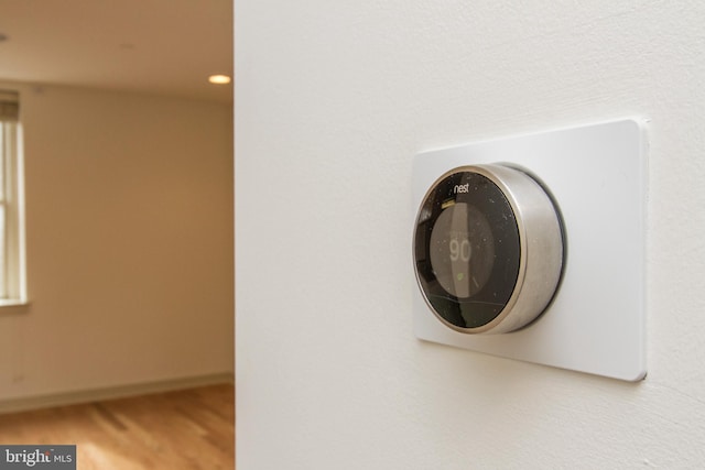 room details with hardwood / wood-style flooring