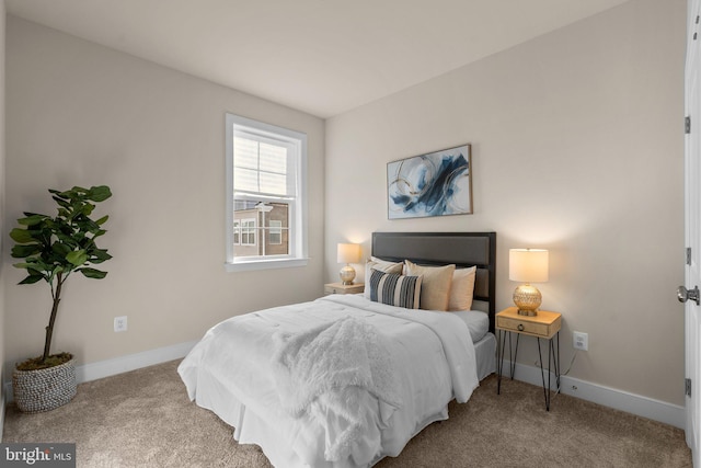 bedroom featuring carpet floors