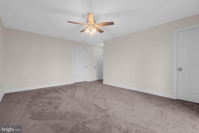 14 Mill Creek Ct, Bayville, NJ 08721 - unfurnished room with ceiling fan, carpet flooring, and baseboards