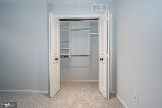 view of closet