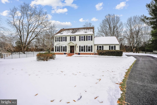 view of colonial house