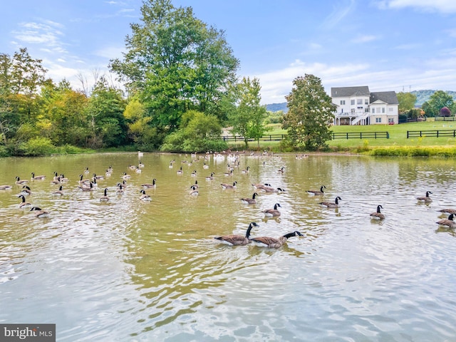 property view of water