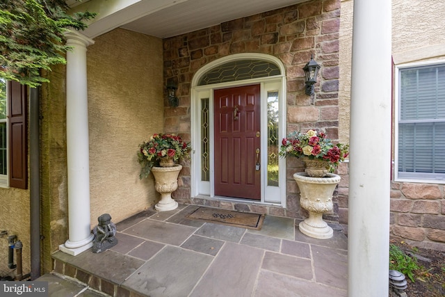 view of entrance to property