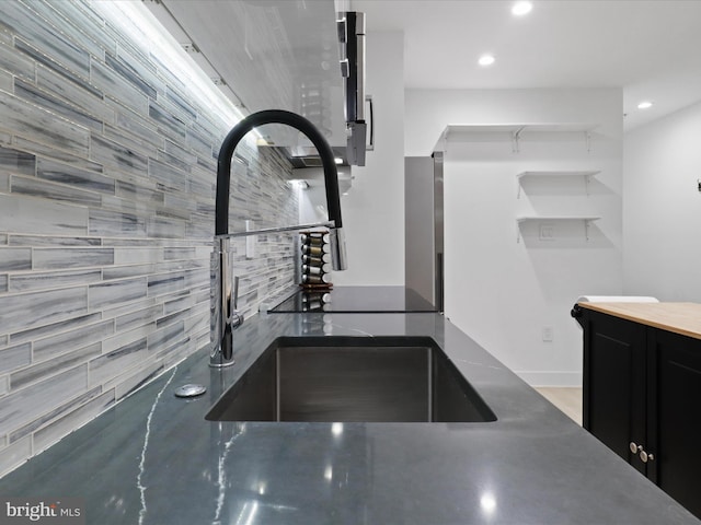 kitchen featuring sink