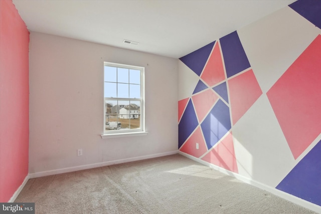 empty room featuring carpet