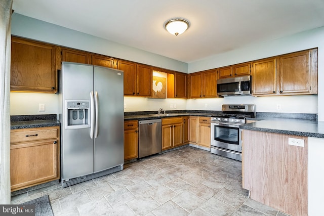 kitchen featuring sink and stainless steel appliances