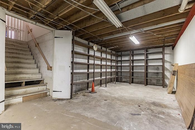 220 Robinson Rd, Salem, NJ 08079 - below grade area featuring stairway