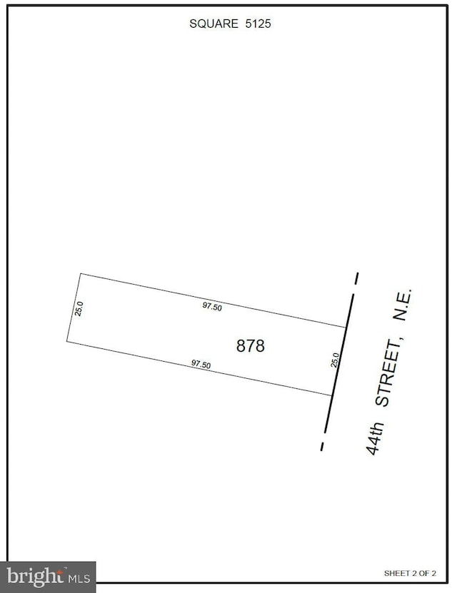 1046 44th St NE, Washington DC, 20019 land for sale