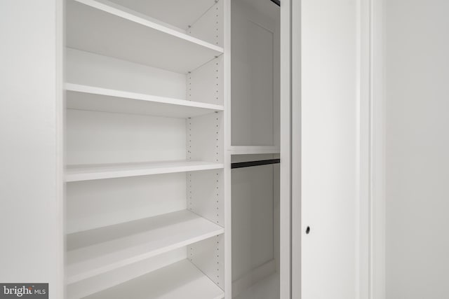 view of closet