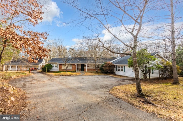 view of ranch-style house