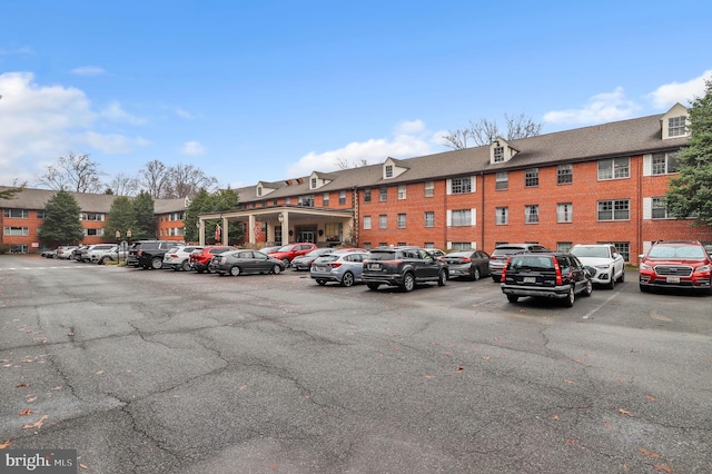 view of parking / parking lot