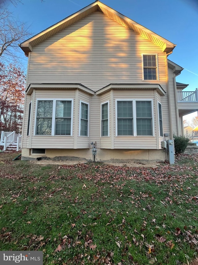 view of home's exterior