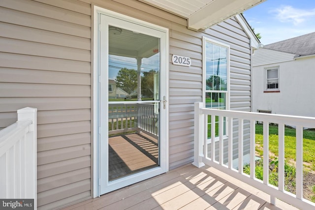 balcony with covered porch