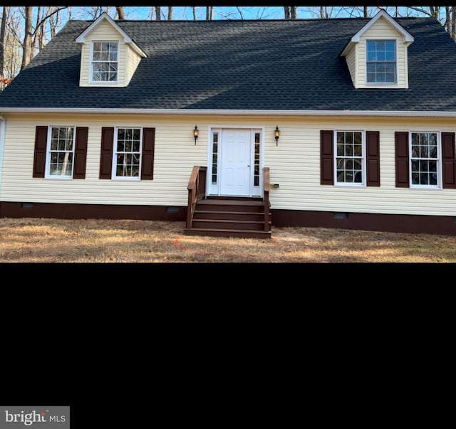 view of cape cod-style house