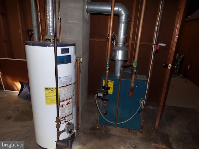 utilities featuring water heater