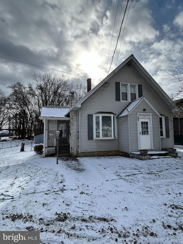 view of front of house