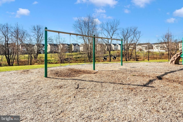 view of play area