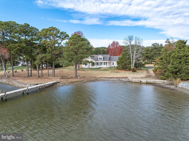 property view of water