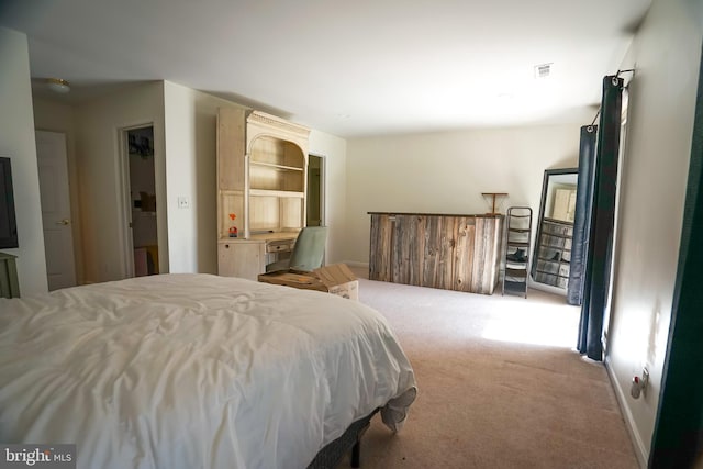 bedroom featuring carpet floors