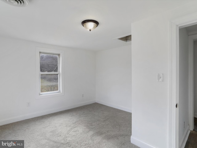 empty room with carpet floors