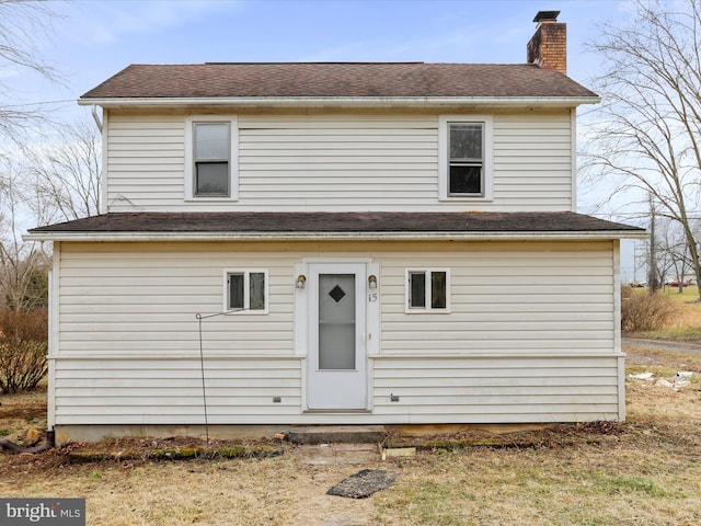 view of front of property