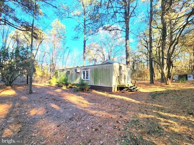 view of property exterior