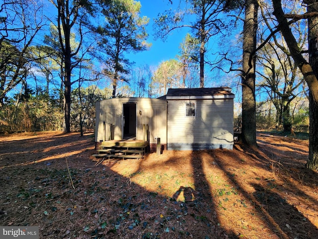 view of back of property