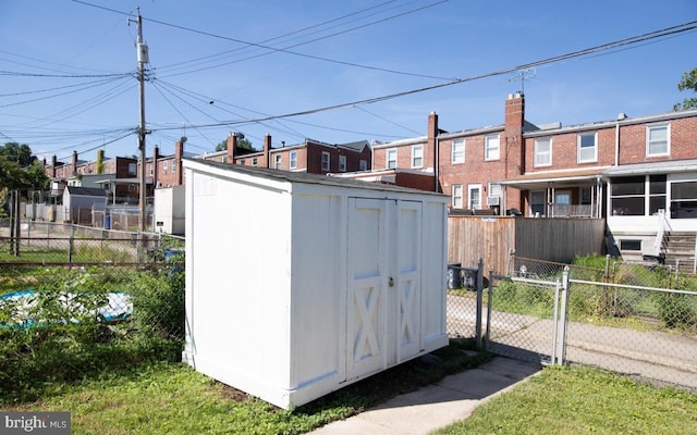 view of outdoor structure